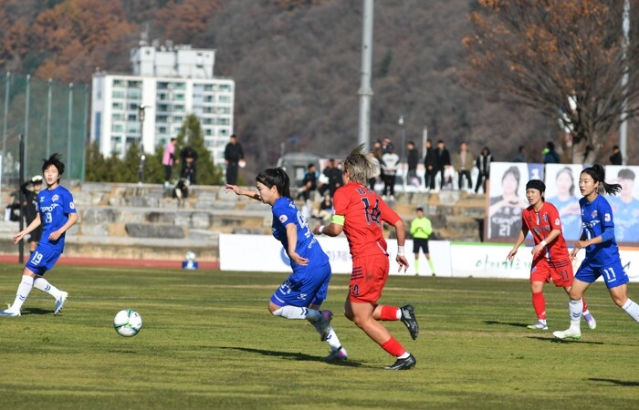 여자축구 최강 화천 KSPO WK리그 챔피언 등극 쾌거