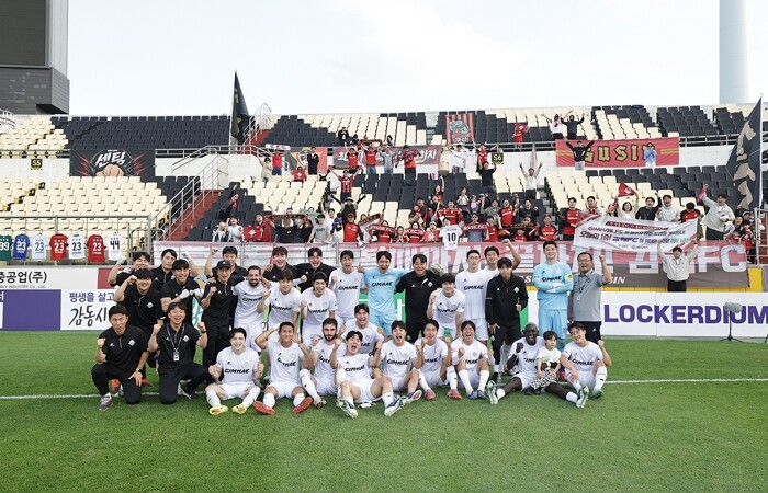 김해FC2008, 전남 드래곤즈 상대로 1-0 승리, 12경기 만의 데뷔 첫 승 및 클린시트 달성
