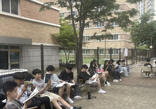 하남 윤슬초등학교, '북돋움 실천학교' 운영 '어디나 독서'로 야외 독서 캠핑을 떠나요!