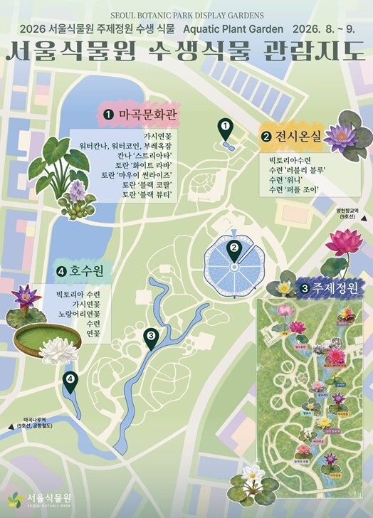 서울식물원에서 만나는 시원한 물속식물...